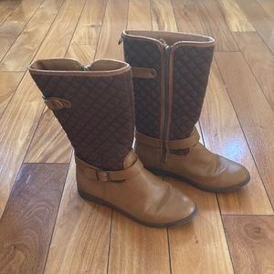 Brown boots for girls